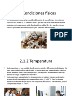 2.1 Condicones Fisicas - 2.1.2 Temperatura
