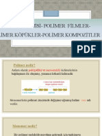 Lif Teknolojisi-Polimer Filmler - Polimer Köpükler-Polimer Kompozitler