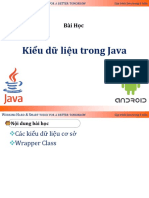09.Bài Học-Kiểu dữ liệu trong Java
