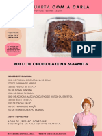 QUARTA COM A CARLA. 08 DE AGOSTO DE 2021. BOLO DE CHOCOLATE NA MARMITINHA - Compressed