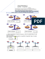 Guía de Matemática 2 igualdad -desigualdad