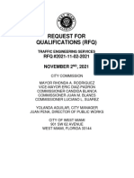 RFQ - TRANSPORTATION AND TRANSIT ENGINEERS 2021a