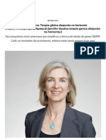 Jennifer Doudna - Terapia Gênica Desponta No Horizonte - Revista Pesquisa Fapesp