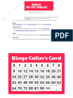 Play Bingo Online or Print Cards for Fun Game