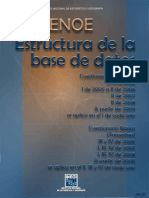 Descripción de Base de Datos Del ENOE
