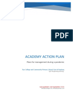 Academy Action Plan: Plans For Management During A Pandemic