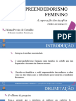 Empreendedorismo feminino: fatores e desafios