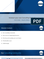 Kickstart Your Own Consulting Project!: How To Guide - Using The Platform