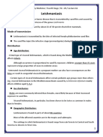 Leishmaniasis: Mode of Transmission