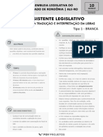 Assistente Legislativo - Técnico em Tradução e Interpretação de Libras