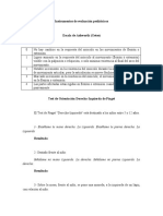 Instrumentos de Evaluación Pediátricos