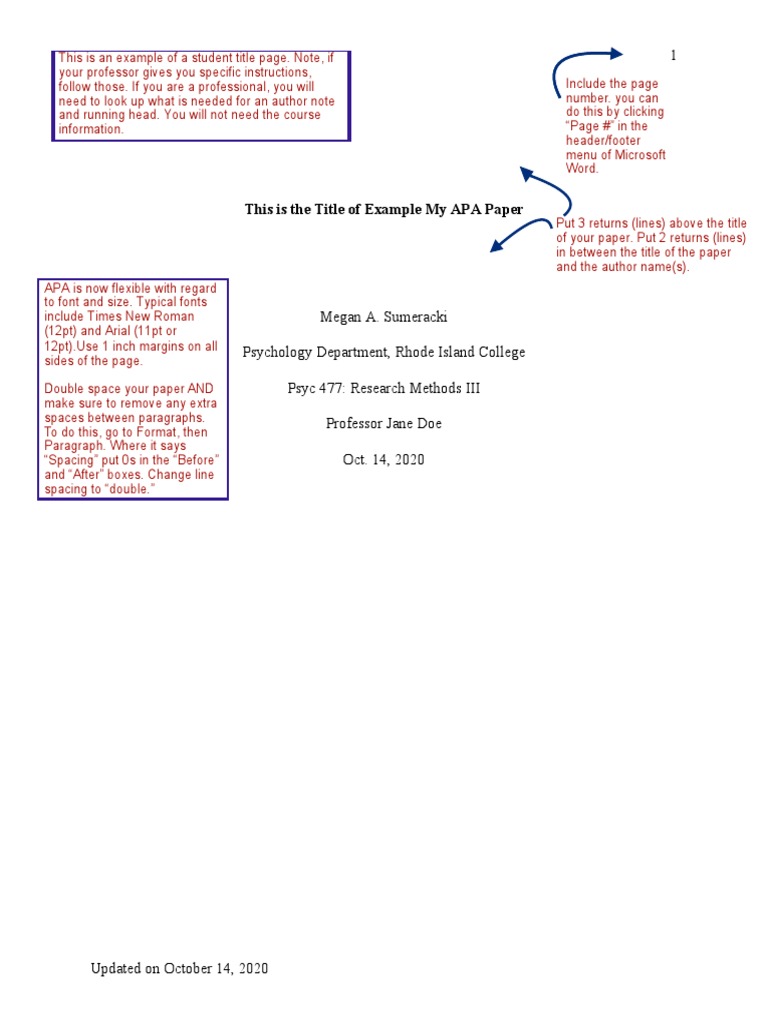 APA Paper Formatting Guide | PDF | Sun | Stars