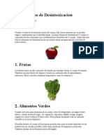 Alimentos de Desintoxicacion