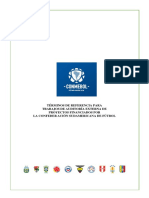 Anexo B - Terminos de Referencia Ae Proyectos Financiados Con Fondos Del Pe Rev