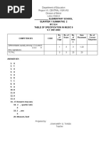 Summative Test Music and Arts q1 w3&4