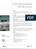 Alcantarilla Minimultiplate Circular MP-68