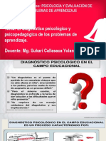 Tema - 6 Diferencia Entre El Diagnostico Psicológico y Psicopedagógico de Los Problemas de Aprendizaje