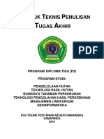 Pedoman Penulisan Tugas Akhir