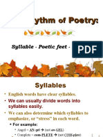 The Rhythm of Poetry: Understanding Syllables, Feet, and Meter