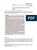 Post Stroke Aphasia in Spanish Language The Effect of Demographic Variables RG MR AA 2020 Original