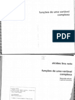 Pdfcoffee.com Funcoes de Uma Variavel Complexa Alcides Lins Neto PDF Free