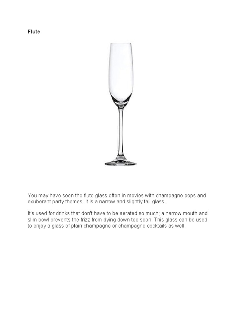 Glass Ware PDF Drink Alcoholic Drinks