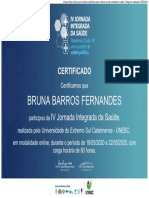Bruna Barros Fernandes: Certificado