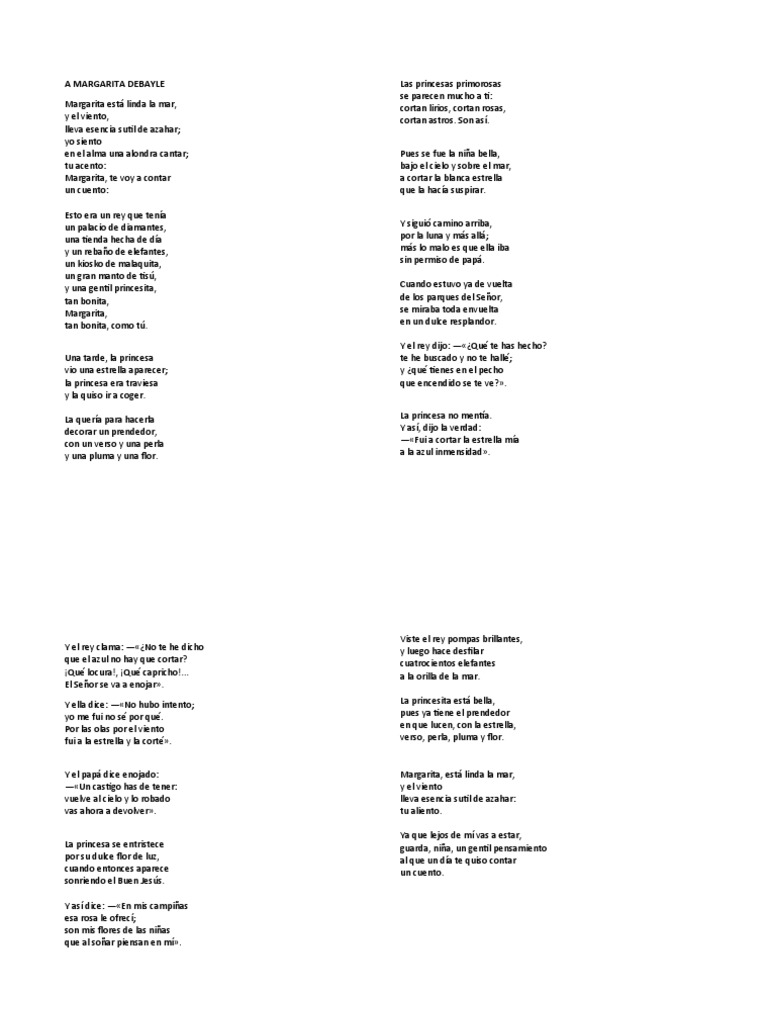 A Margarita Debayle PDF