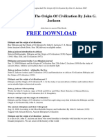 Free Download: Ethiopia and The Origin of Civilization by John G. Jackson