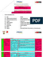 I.E.I #993 Francisco Bolognesi Chalaco Planificador Semana 23 Del 6 Al 10 de Set PDF