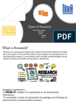 Types of Research Methods and Designs
