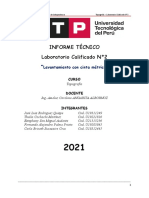 Informe Técnico N°02 - Levantamiento Con Cinta Métrica - Topografía