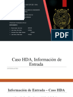 SAP - ACT1 - Informacion de Entrada HDA
