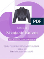 Jobsheet Menjahit Bolero Kelas Xi