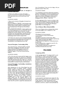 Criminal Law Suggested Bar Answers