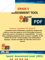 GRADE 5 NumAT Assessment TooL