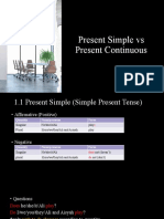 Present Simple Vs Present Continuous