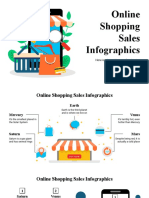Online Shopping Sales Infographics by Slidesgo
