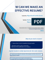 How Can We Make An Effective Resume