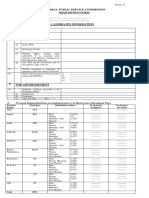 FPSC Requisition Form Summary
