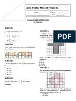 Avaliações de Matemática Iii Etapa