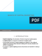 Basics of Capital Budgeting