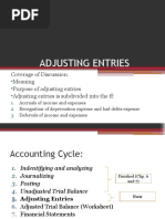 Adjusting Entries