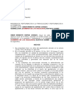 Derecho de Peticion Omar Ospina Problematica Apartamento 402