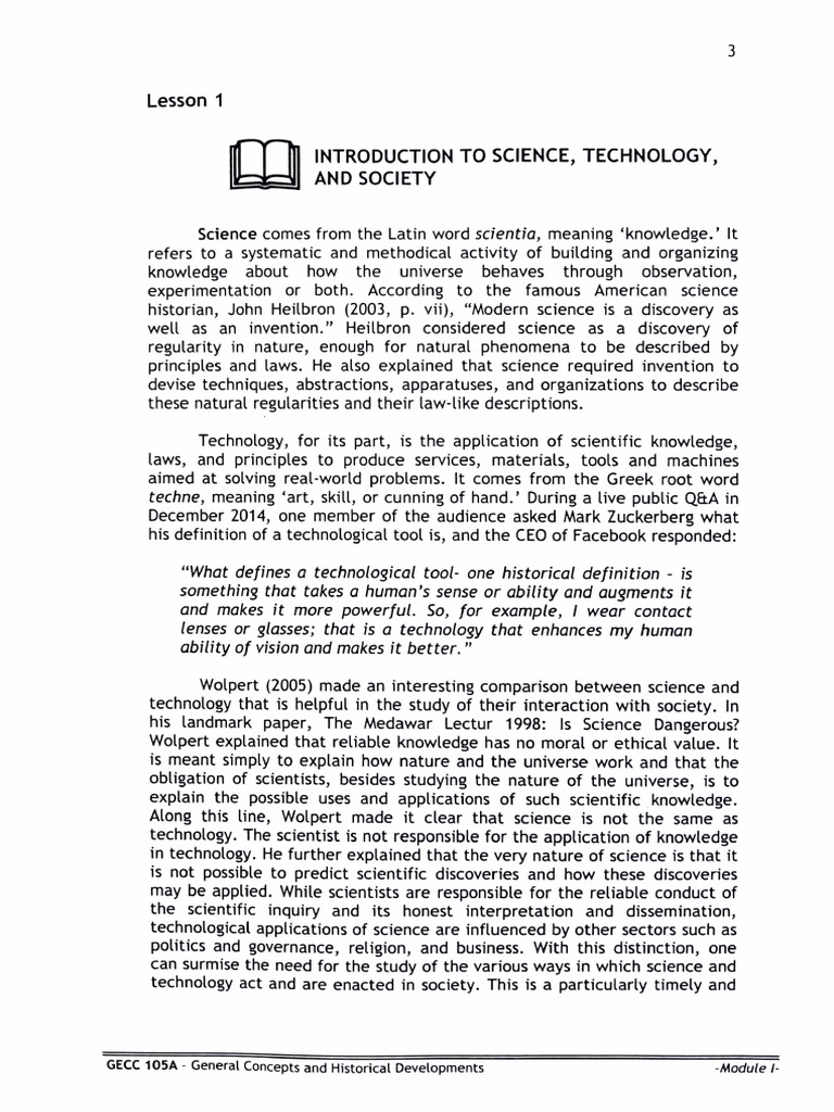 Science, Technology, and Society Overview | PDF | Science | Sociology