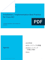 01 Installation Implementation Best Practices Cisco ACI