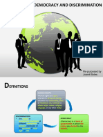 Human Rights, Democracy and Discrimination: Re-Purposed by Joané Botes