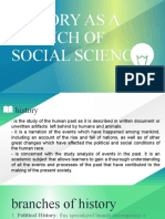 History As A Branch of Social Science