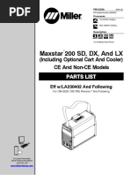 Maxstar 200 SD, DX, and LX: CE and Non-CE Models (Including Optional Cart and Cooler)