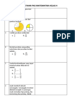 Soal Latihan Pas Matematika Kelas 4